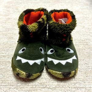 Toddler monster slippers, size 11-12